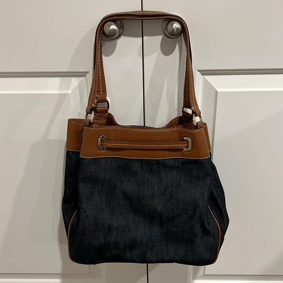 Michael Kors Denim and Luggage Trim - Picture 2 of 8